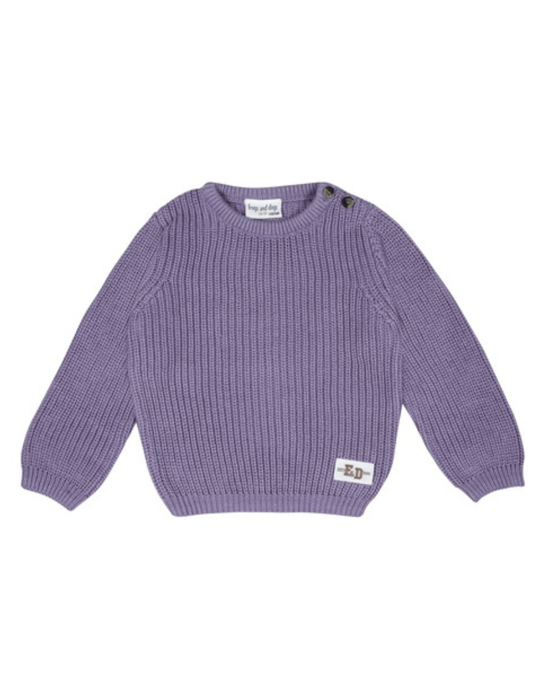 Oversized Knitted Sweater Mauve