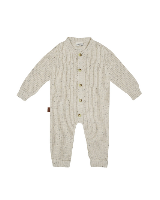 Boxpak Sprinkle Knitted Rib Ecru - Fijne Kleine